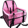 Emily Pets Car Carrier for Dogs and Cats (Pink) Both-Bedding, Mats & Travel Supplies Emily Pets 17x13x16x10in