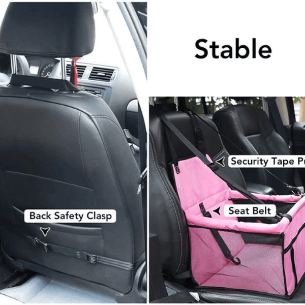 Emily Pets Car Carrier for Dogs and Cats (Pink)
