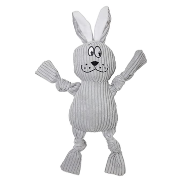 Fofos Fluffy Rabbit Toy for Dogs (Grey)