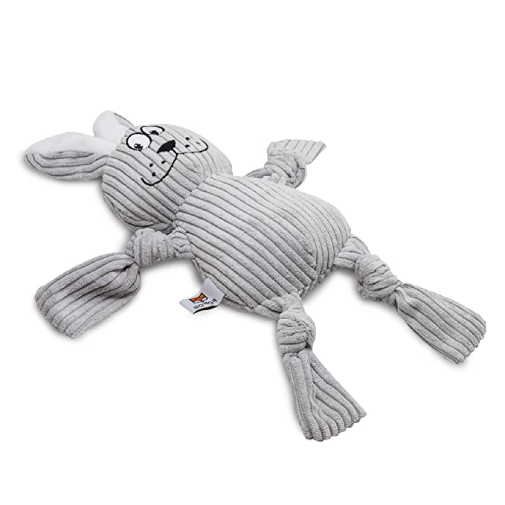 Fofos Fluffy Rabbit Toy for Dogs (Grey)