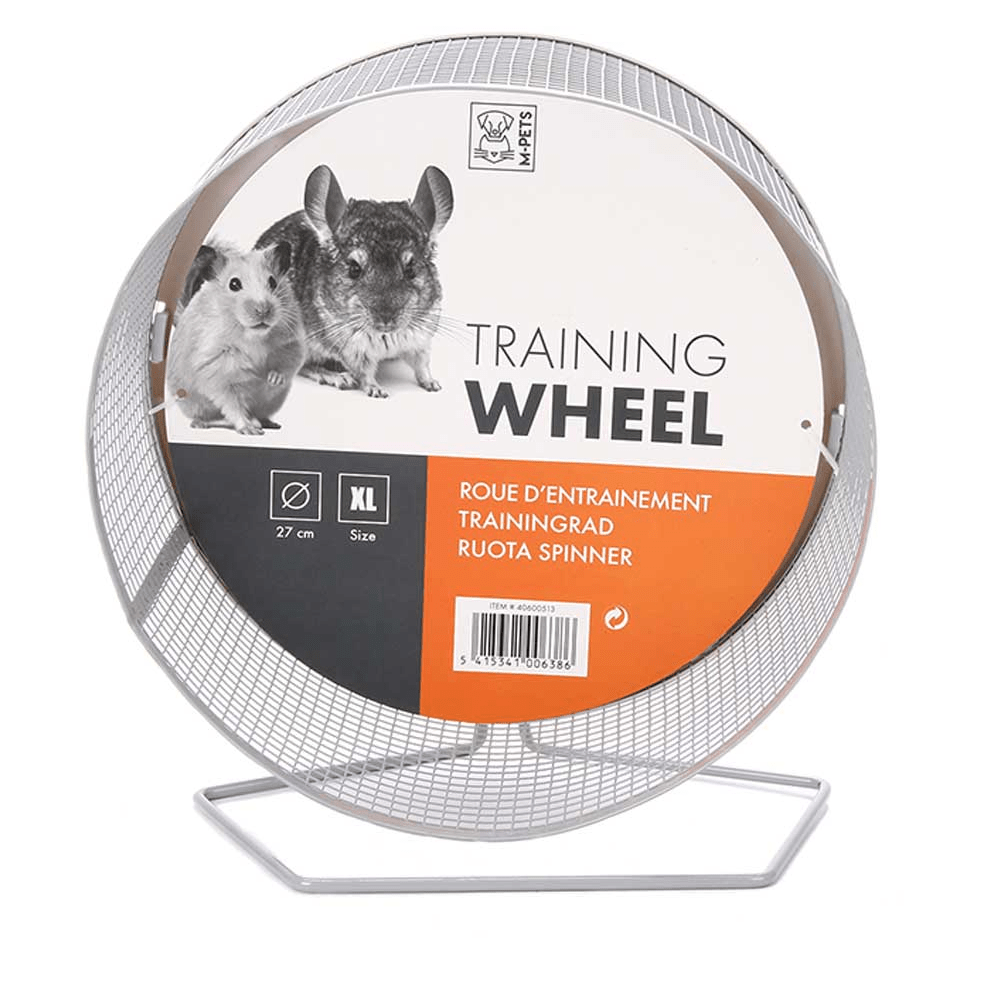 M-Pets Training Wheel For Hamsters - Grey