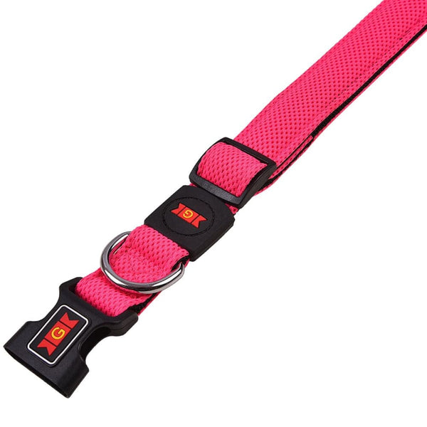 Glenand Nylon Mesh Collar for Dogs (Pink)