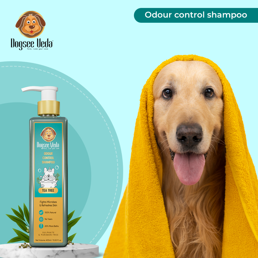 Dogsee Veda Odour Control Tea Tree Shampoo for Dogs (400ml)
