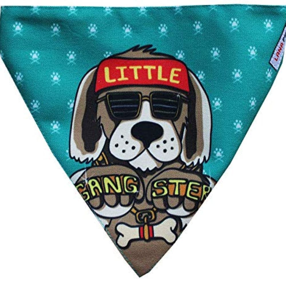 Lana Paws Little Gangster Adjustable Bandana/Scarf for Dogs