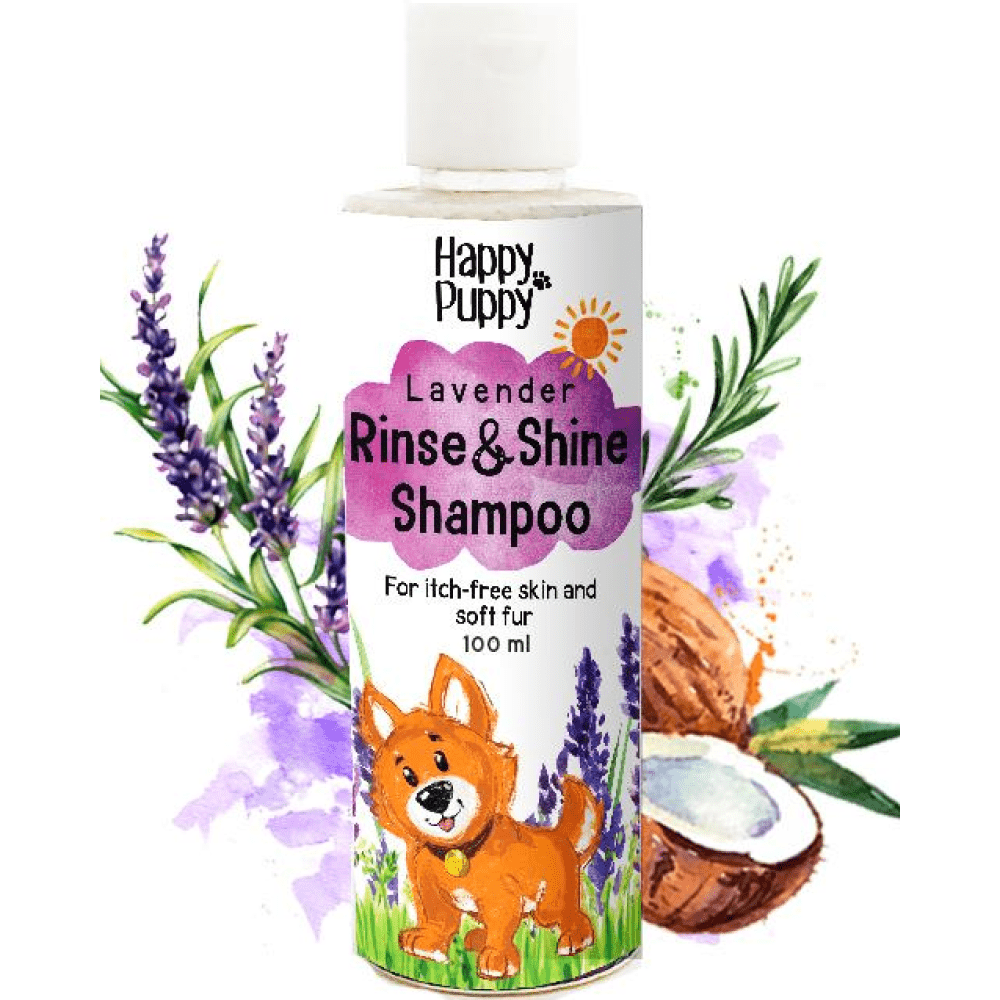 Happy Puppy Organic Rinse and Shine Shampoo - Lavender