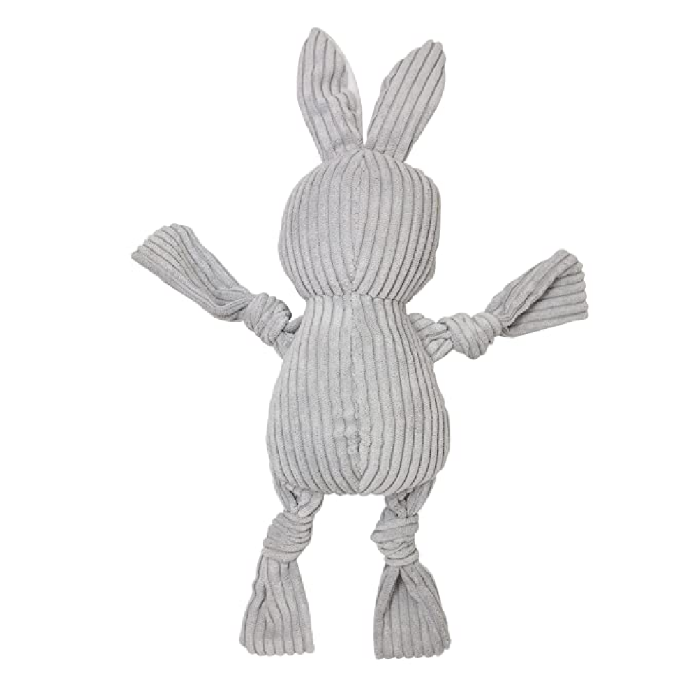 Fofos Fluffy Rabbit Toy for Dogs (Grey)