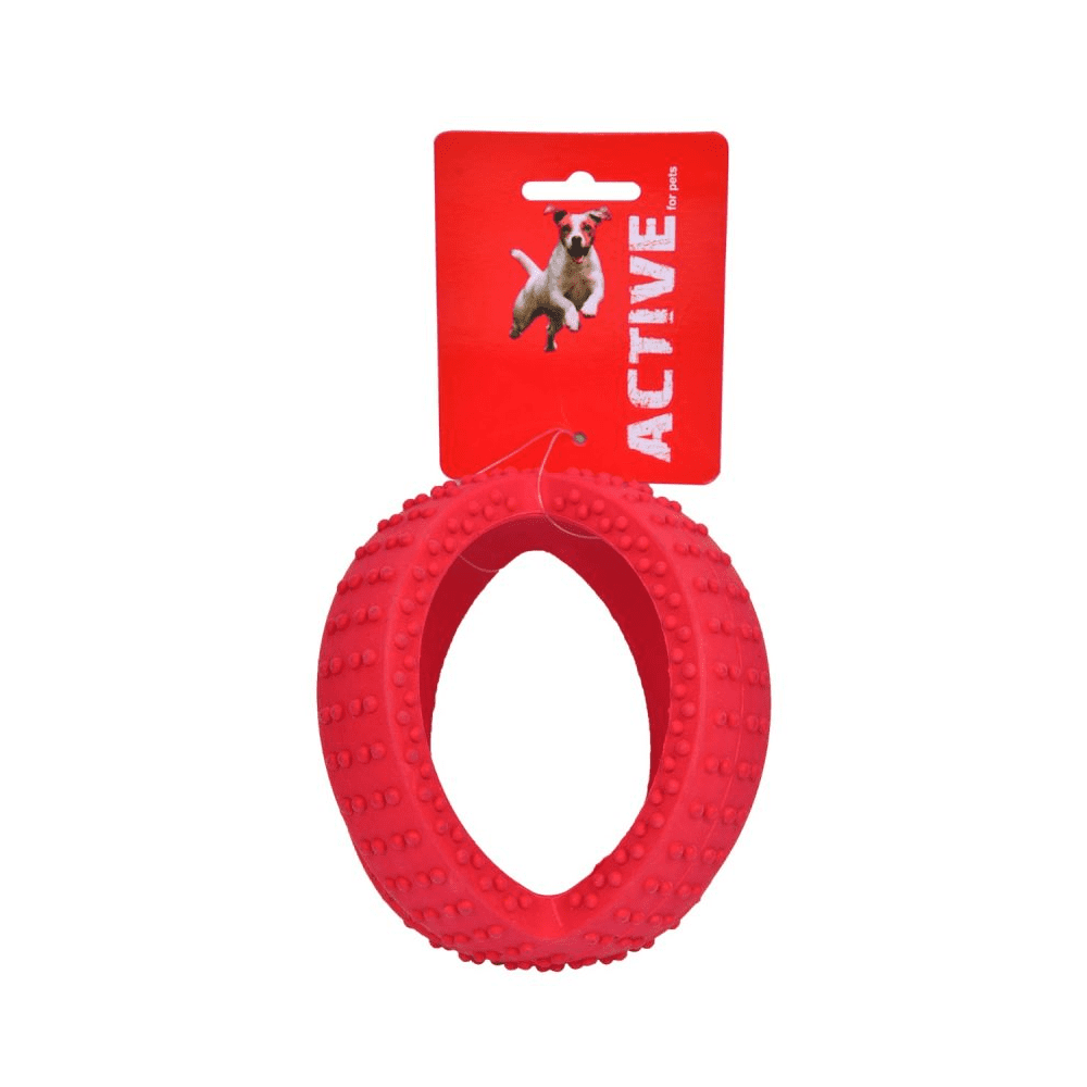 Glenand Rubber Dental Cross Ball for Dogs