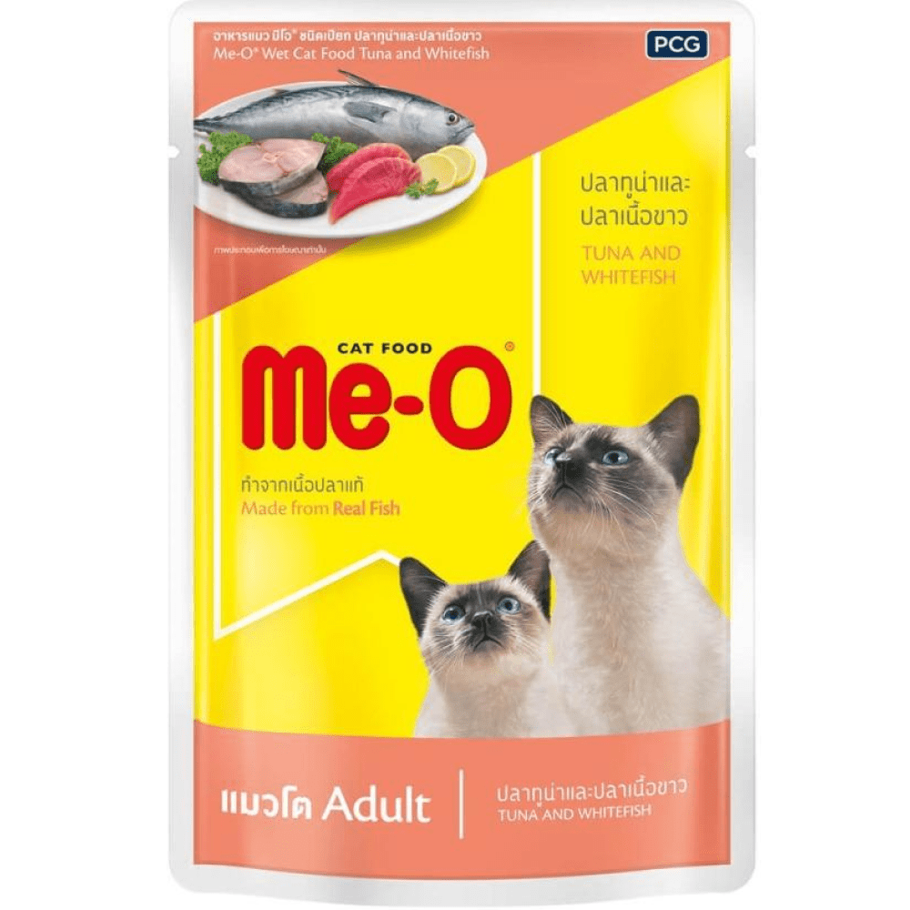 Me O Tuna & White Fish In Jelly Adult Cat Wet Food Cats-Wet Food Me O