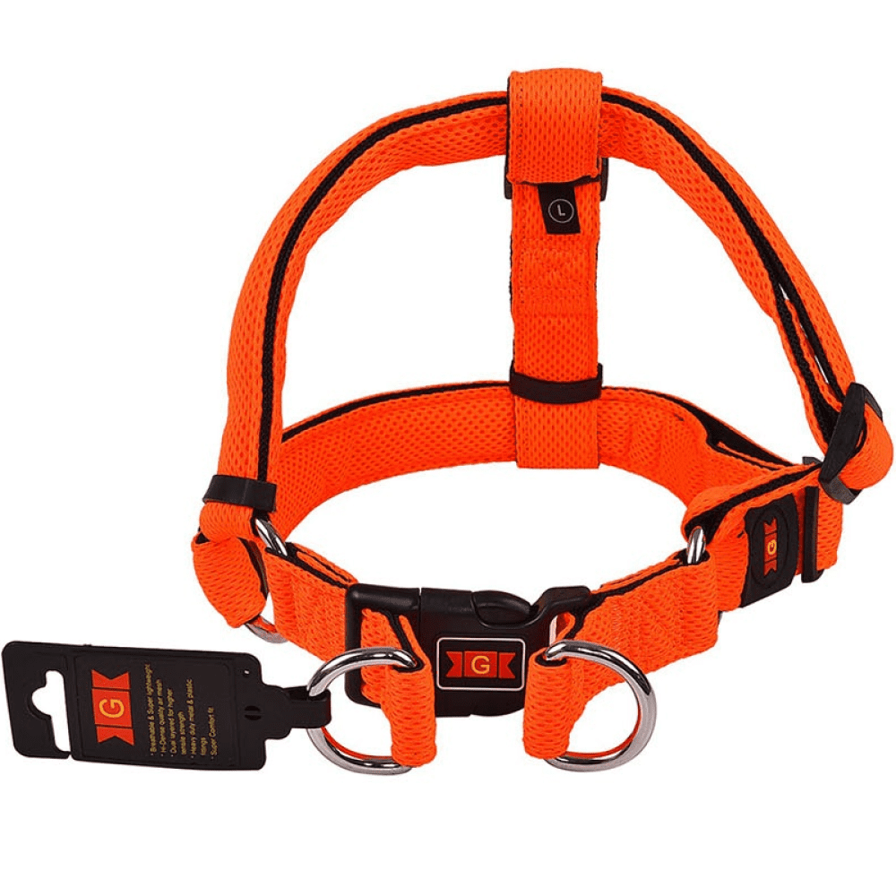 Glenand Nylon Mesh Adjustable Harness - Orange