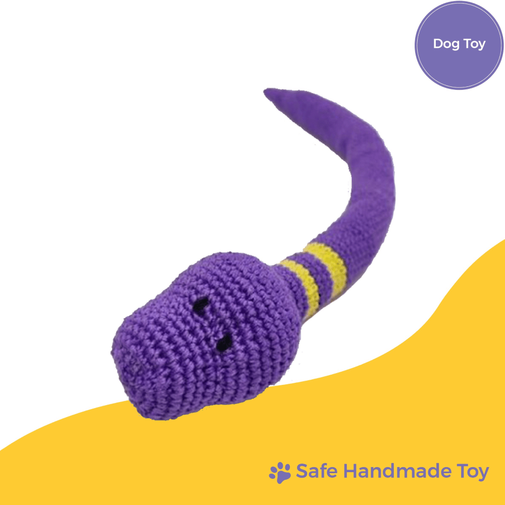 Captain Zack Crochet Snake Toy for Dogs (Assorted)