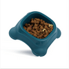 M Pets Plastic Single Bowl for Dogs (Green) Dogs-Bowls & Feeders M Pets