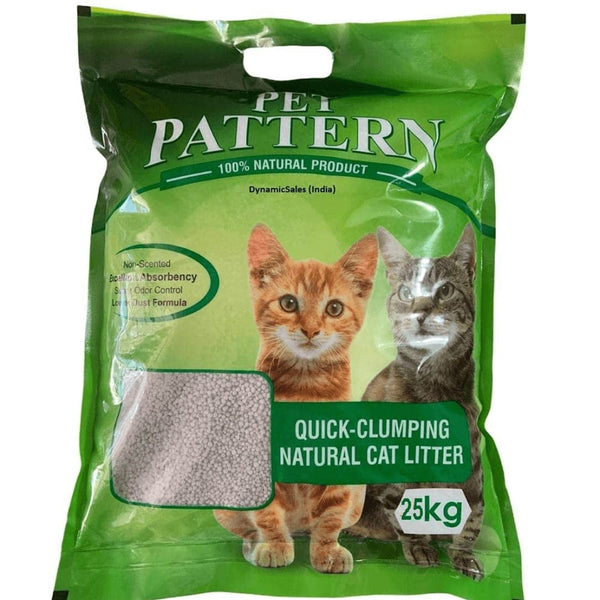 Pet Pattern Natural Unscented Clay Quick Clumping Cat Litter