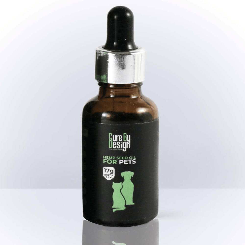 Cure By Design Hemp Seed Oil for Dogs and Cats Rewards Both-Health & Wellness Cure by design 30mL