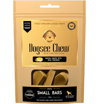 Dogsee Chew Turmeric Chew Bars Mini Breed Dog Treats