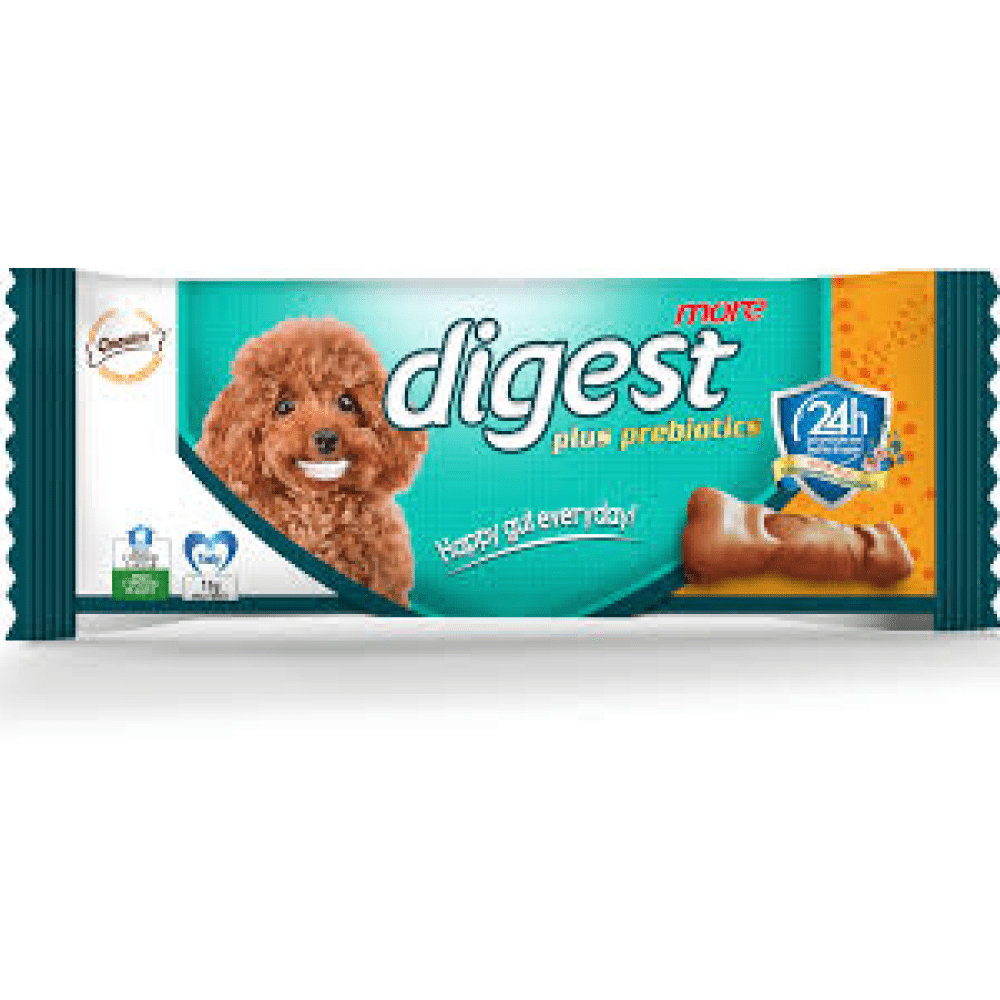 Gnawlers Digest Plus Prebiotics More Dental Chew Bone for Dogs Dog Treats + Others Gnawlers 15g
