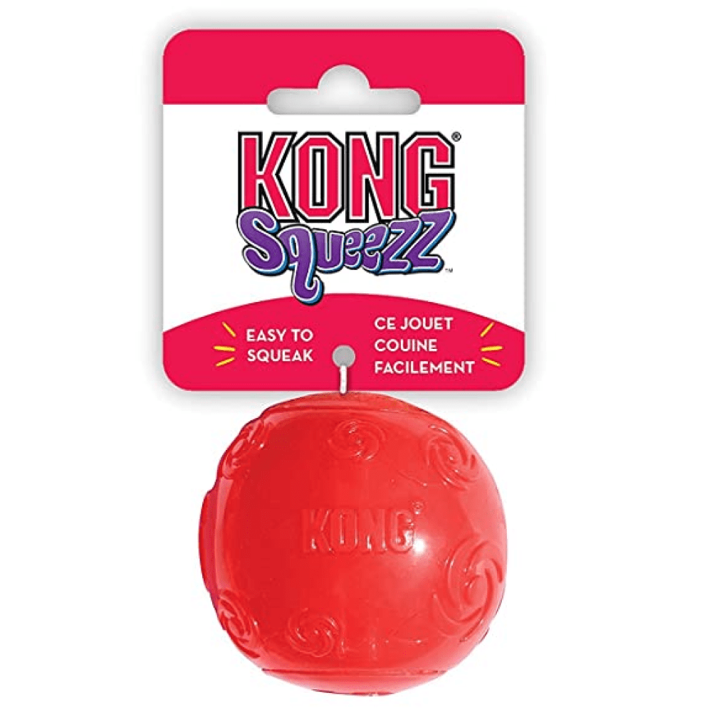 Kong Squeez Ball Toy for Dogs (Red)