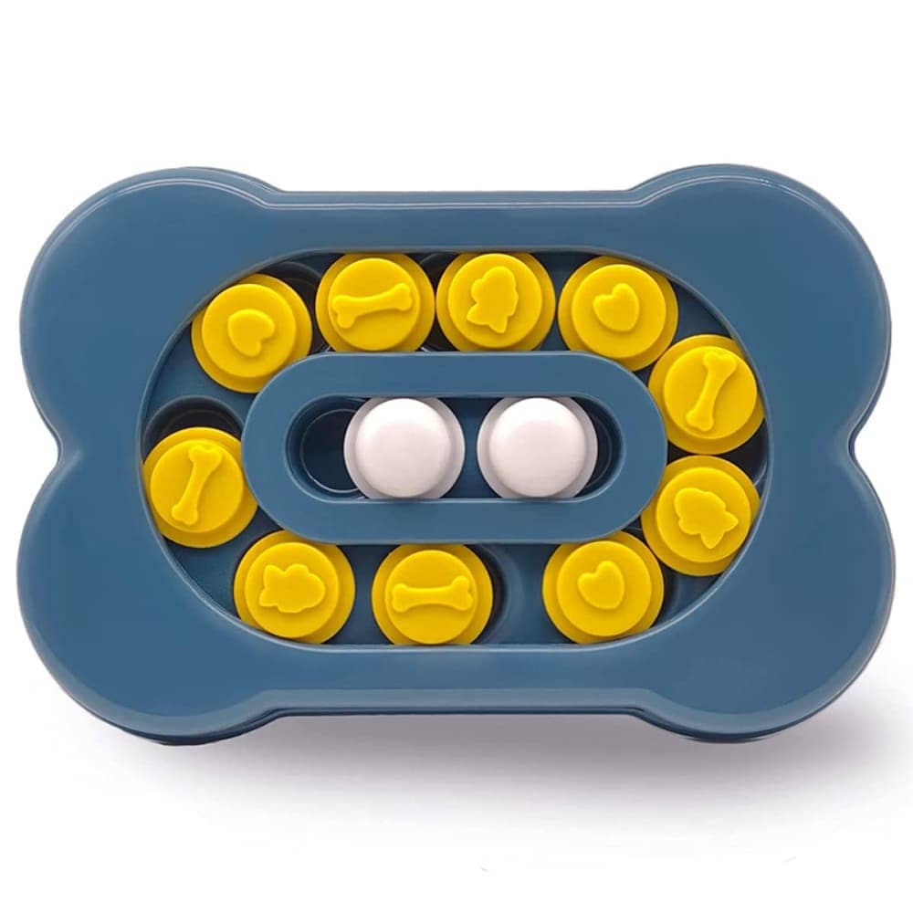 Pet Vogue Slow Feeder Bone Shaped Toy for Dogs | For Medium Chewers (Dark Blue) Dogs-Toys Pet Vogue 30x20x5cm