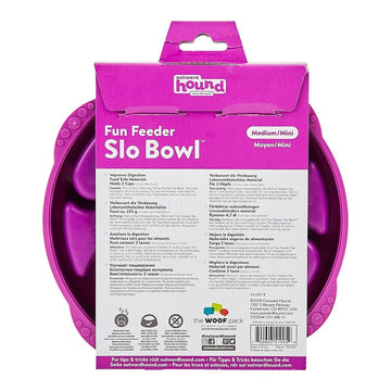 Outward Hound Fun/Slow Feeder for Dogs (Purple)