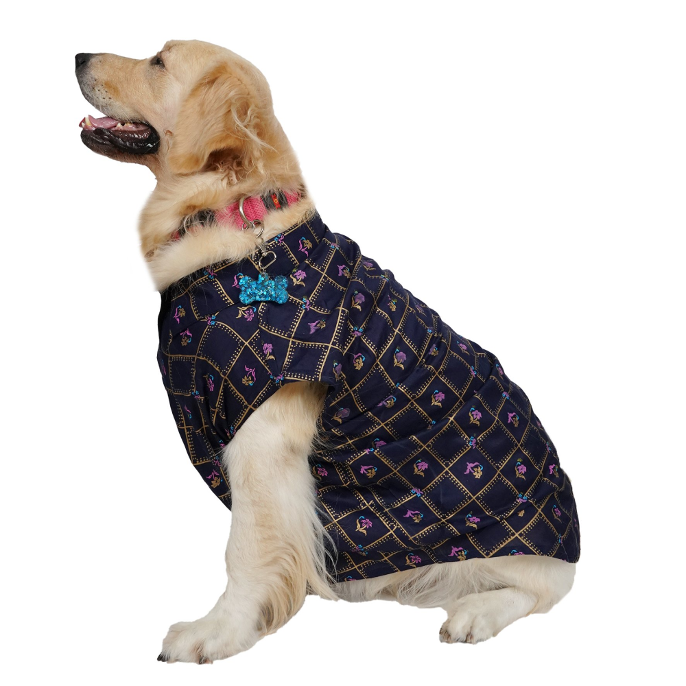 Up4pets Noor Cotton Shirts For Dogs - Blue