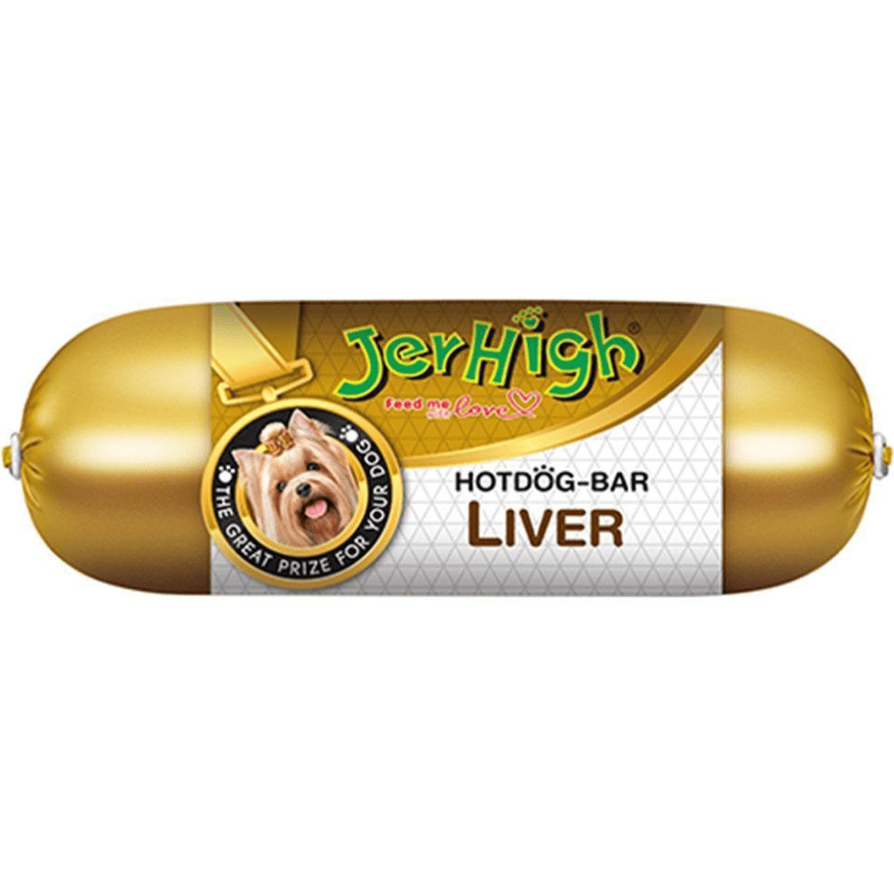 JerHigh Liver Hot Dog Bar Dog Treats