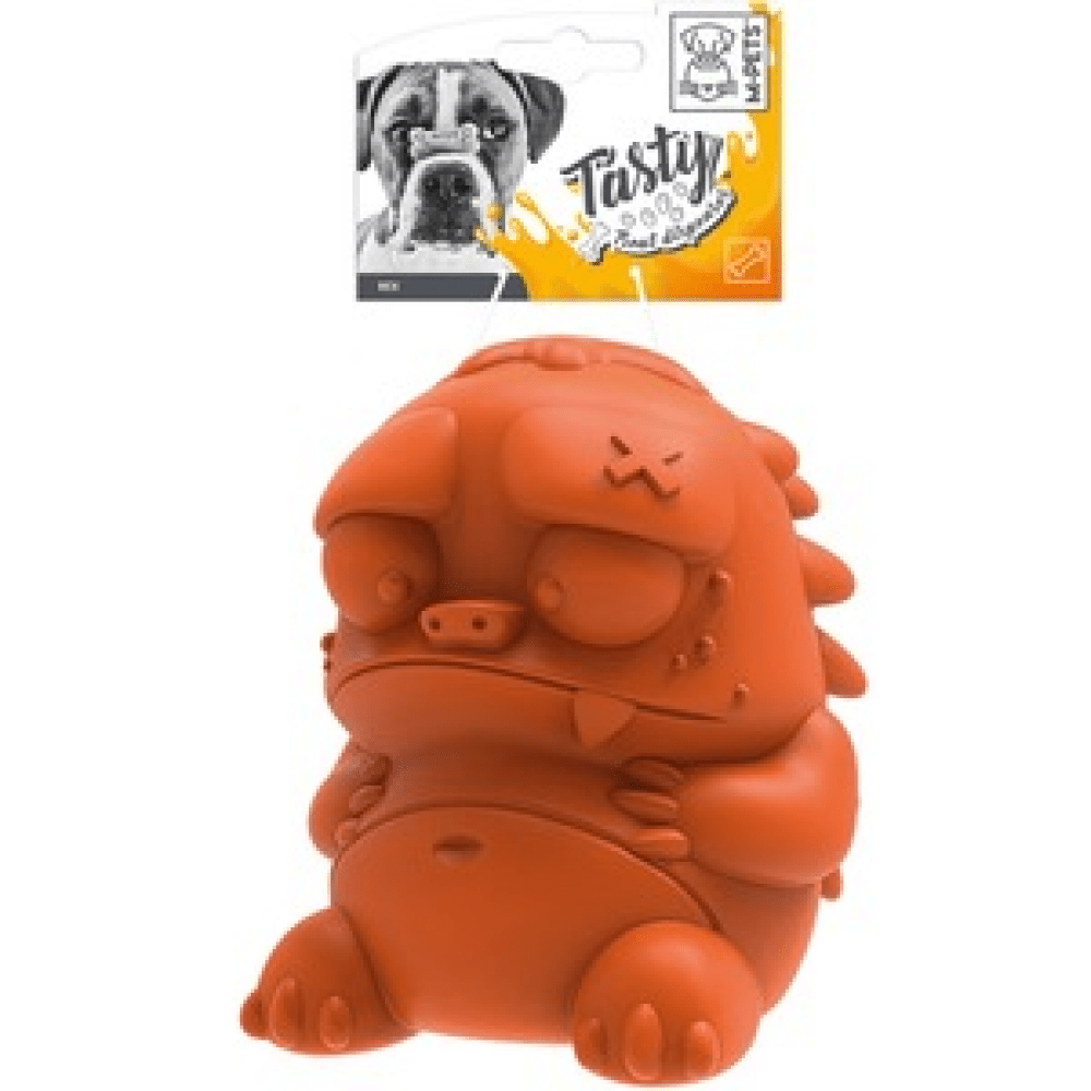 M Pets Rex Treat Dispenser Toy for Dogs (Orange)