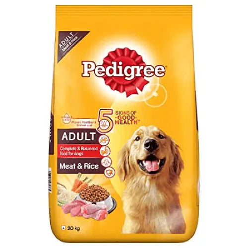 Pedigree meat top and rice 20kg