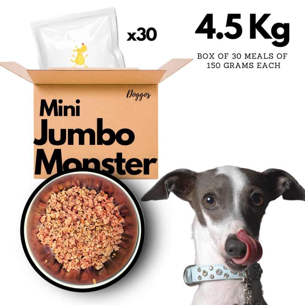 Doggos Mini Jumbo Monster Chicken and Pumpkin Fresh Dog Wet Food (Get Chicken Bone Broth Free)