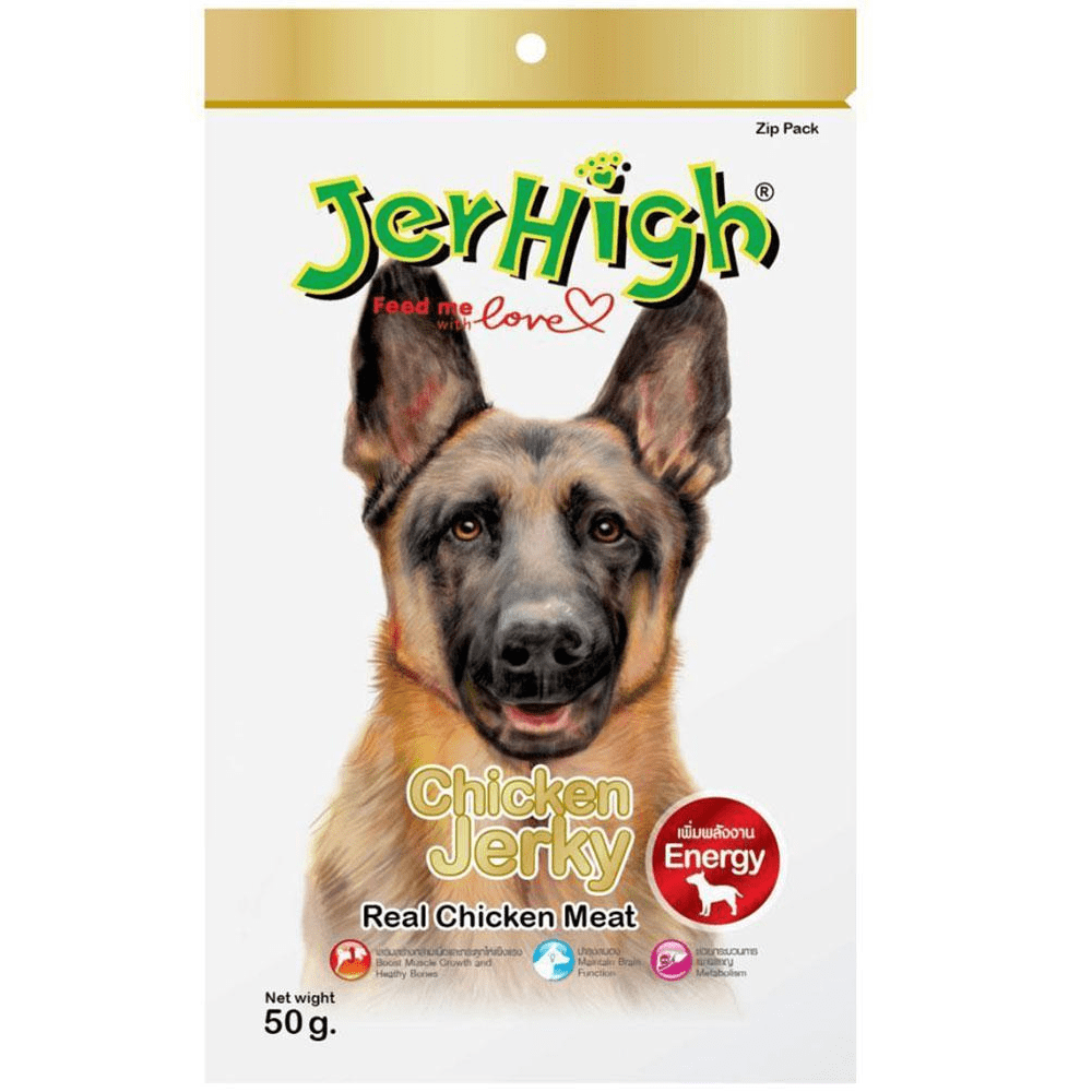 JerHigh Chicken Jerky Dog Treats Dog Treats + Others Jerhigh 50g