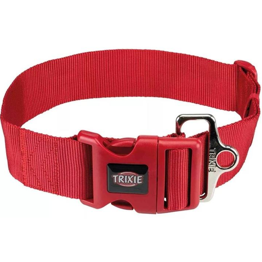 Trixie Extra Wide Premium Collar for Dogs (Red)