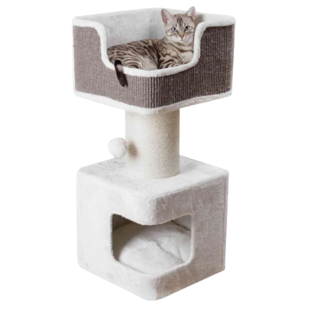 Trixie Ava Scratching Post for Cats (White/Grey) Cats-Toys Trixie Dropship
