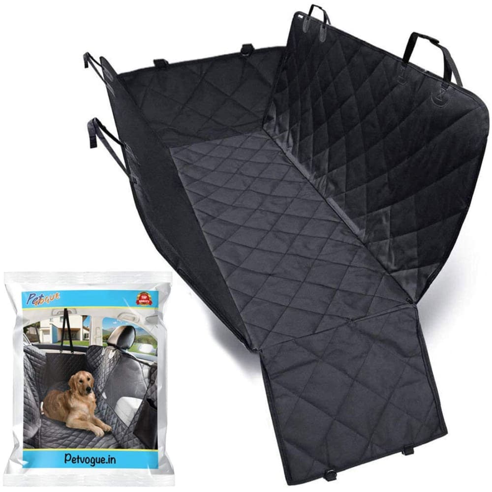 Pet Vogue Car Seat for Dogs (Black) Dogs-Bedding, Mats & Travel Supplies Pet Vogue 22×8×7in