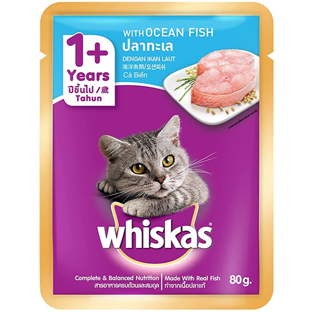 Whiskas Ocean Fish Adult Cat Wet Food