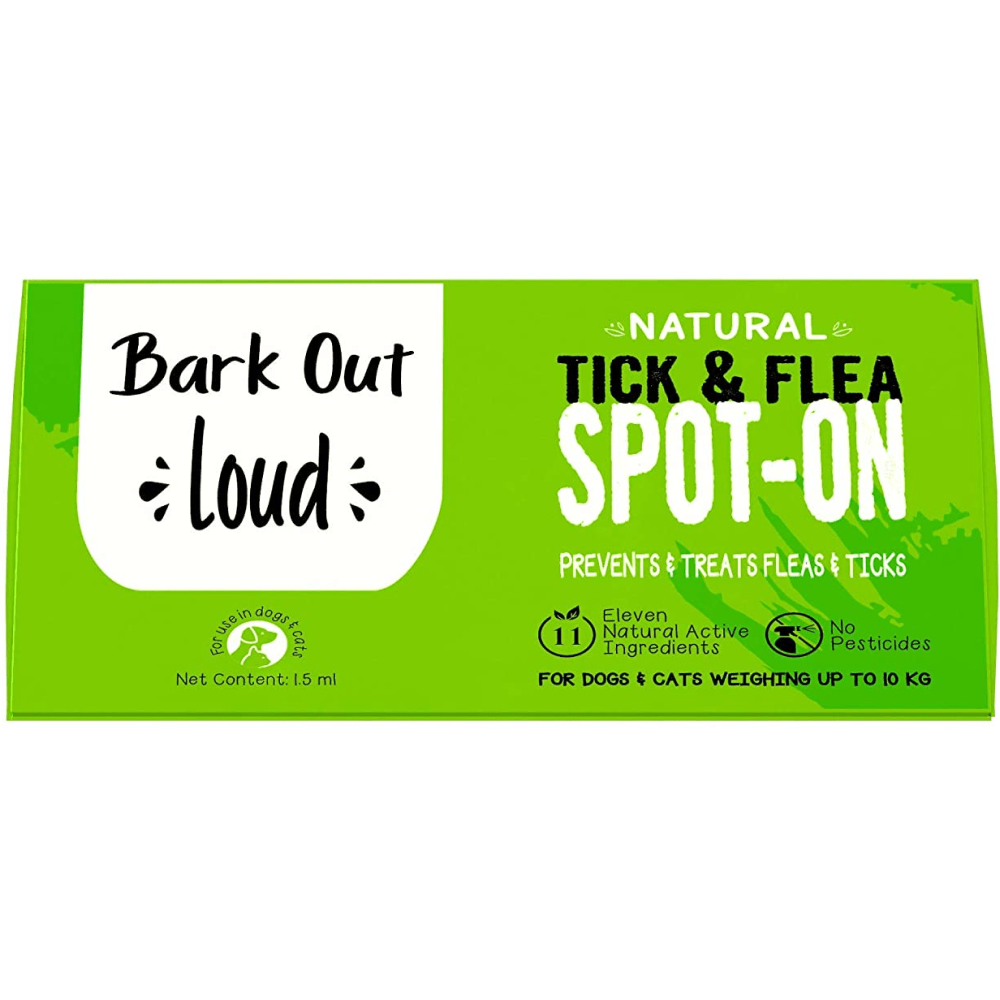 Bark Out Loud Natural Tick & Fleas Spot On Solution