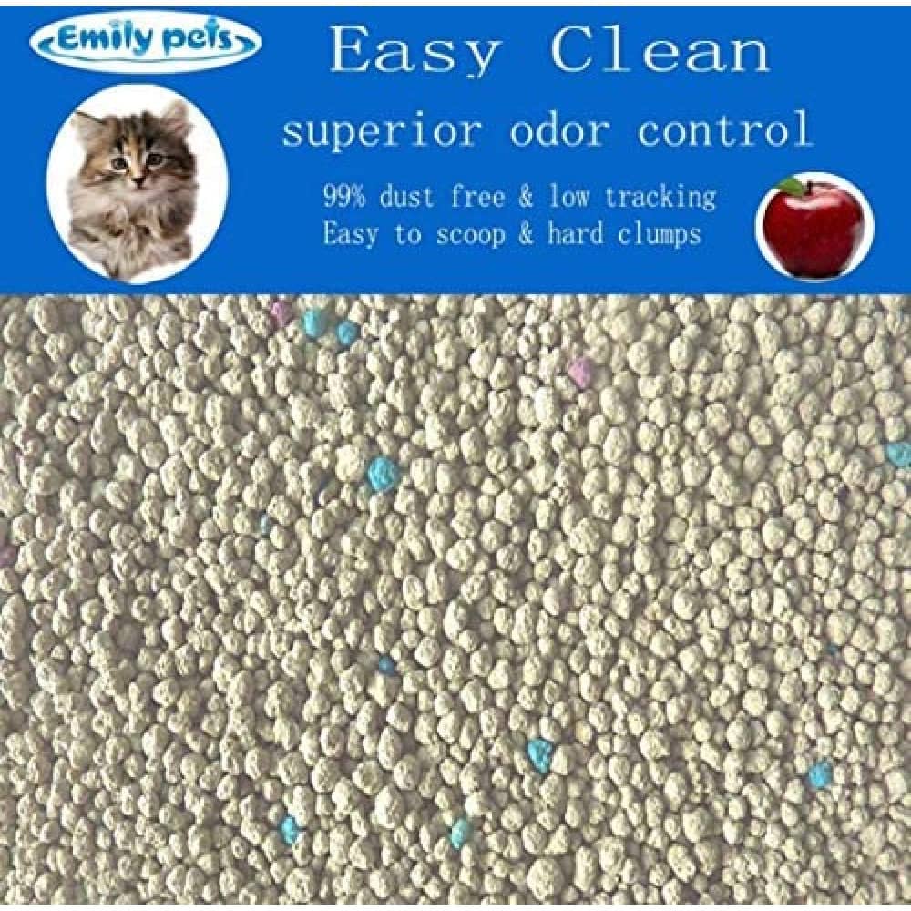 Emily Pets Apple and Lavender Scented Cat Litter Combo (1+1)