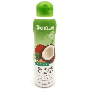 Tropiclean Medicated Oatmeal & Tea Tree Shampoo for Dogs