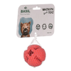 Basil Treat Dispensing Solid Chew Ball Toy for Dogs (Orange) Dogs-Toys Basil