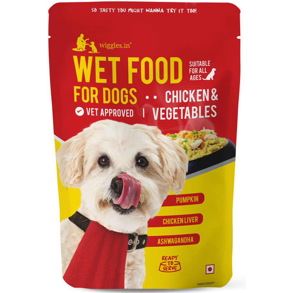 Wiggles Chicken & Vegetable Dog Wet Food