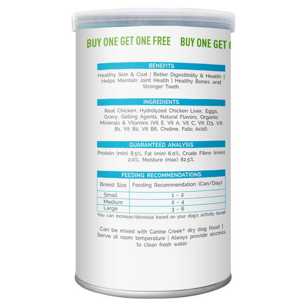 Canine Creek Advance Pet Nutrition Real Chicken Adult Dog Wet Food (Buy 1 Get 1)