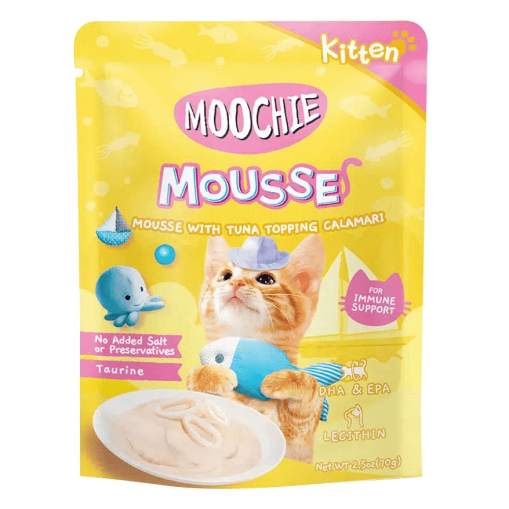Moochie Mousse with Tuna Topping Calamari Cat Treats Cats-Treats & Others Moochie
