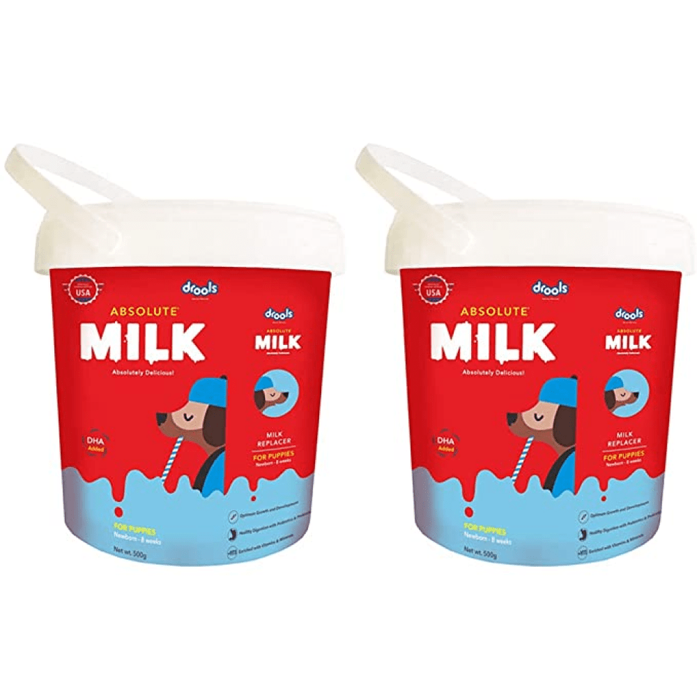 Drools Absolute Milk for Newborn Puppies Dogs-Health & Wellness Drools 2x500g