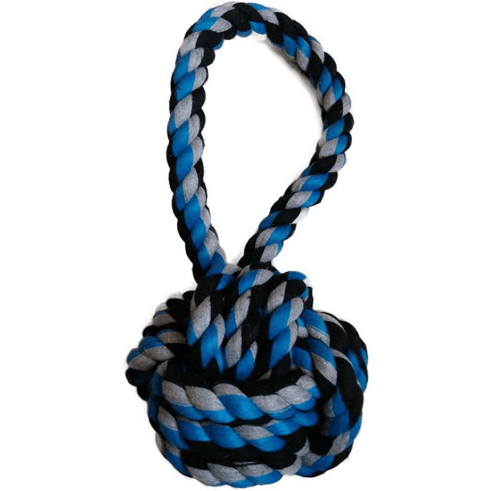 Emily Pets Tug Ball Toy for Dogs (Blue)