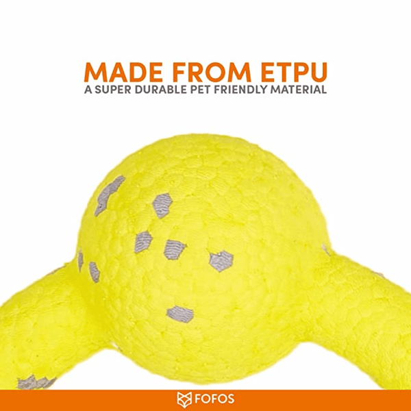 Barkbutler x Fofos Durable Puller Toy for Dogs (Yellow)