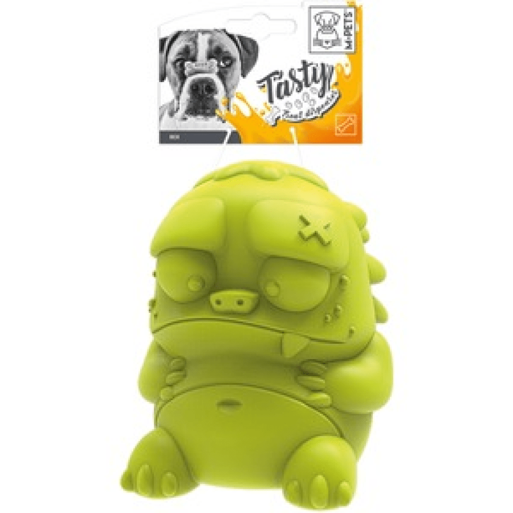 M Pets Rex Treat Dispenser Toy for Dogs (Green) Dogs-Toys M Pets 10.5x9x9cm