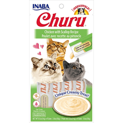 INABA Churu Tuna Chicken with Scallop Cat Treats