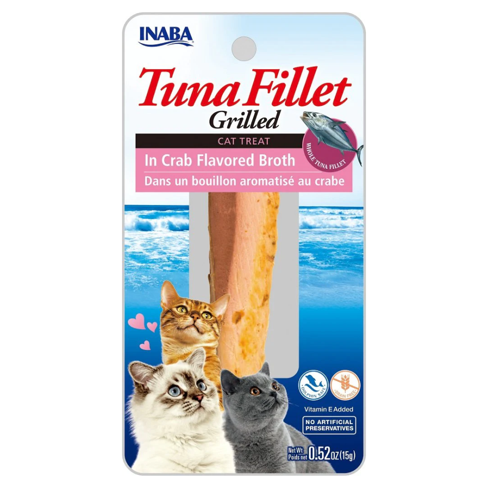 INABA Tuna Fillet Grilled in Crab Flavoured Broth Cat Treats Cats-Treats & Others INABA 15g