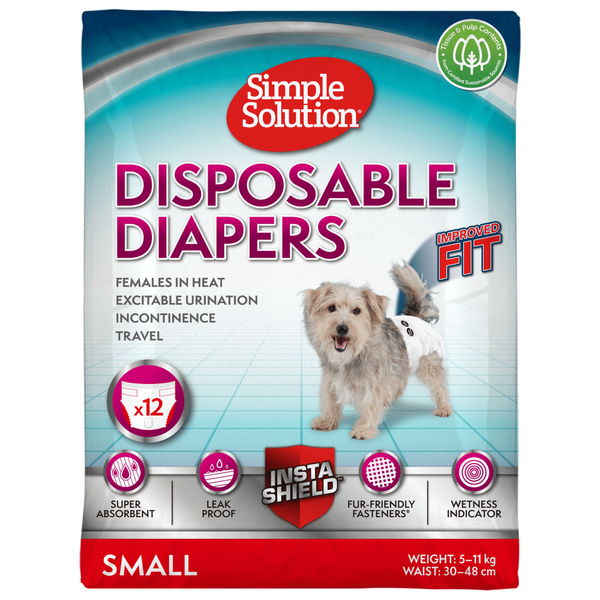 Simple Solution Disposable Diaper for Female Dogs (38x48cm)