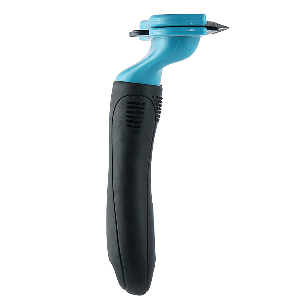 M Pets Stylus Deshedding Brush for Dogs and Cats (Blue) Both-Grooming Supplies M Pets