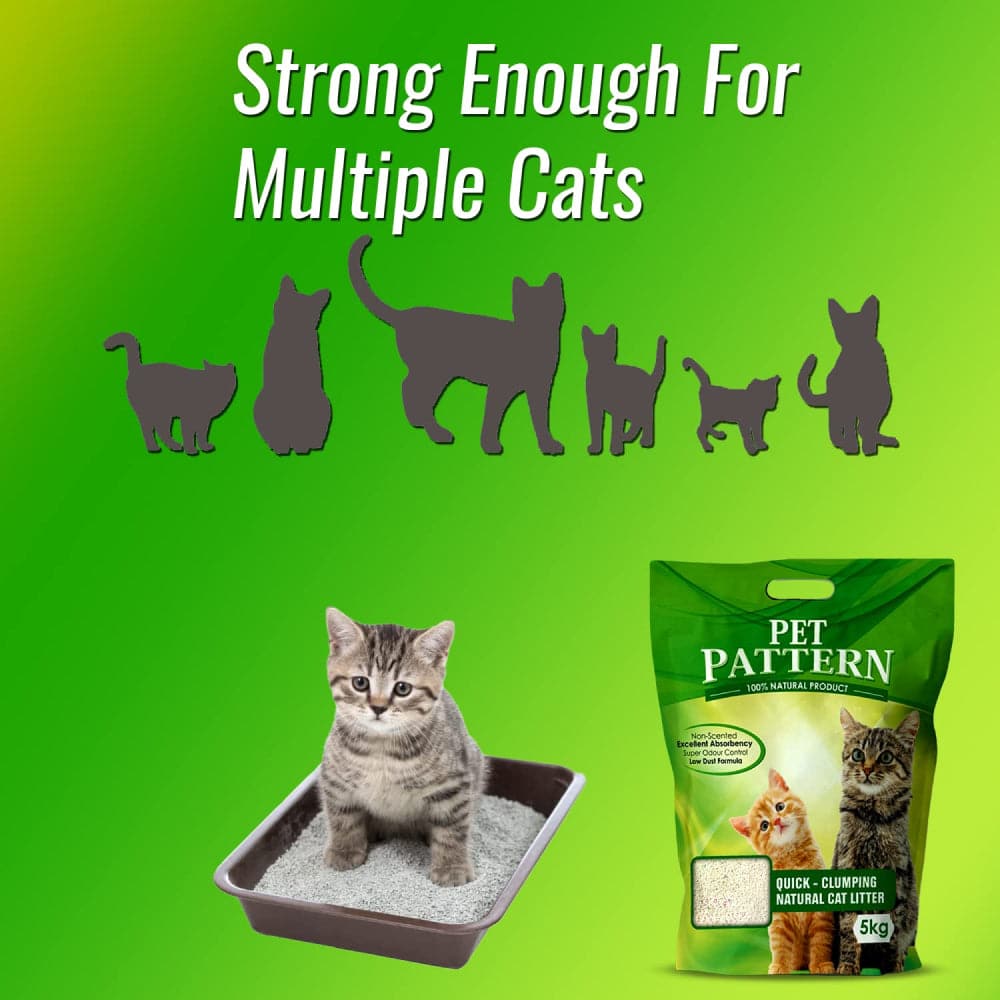 Pet Pattern Natural Clay Scented Cat Litter