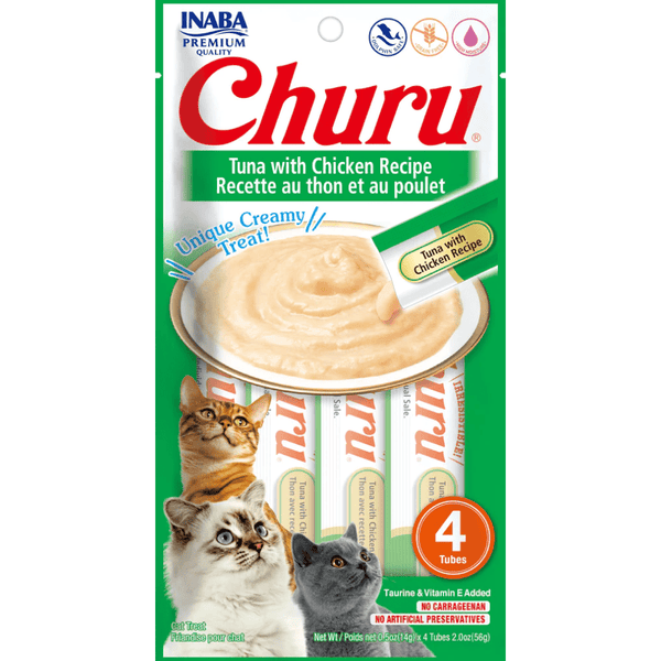 INABA Churu Tuna with Chicken Creamy Cat Treats