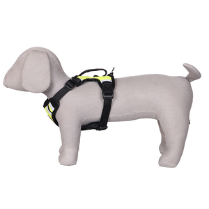 Pets Like Padded Double Side Harness for Dogs (Neon Yellow)